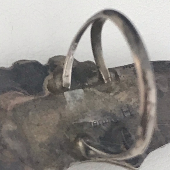 Vintage Sterling Silver Ring Native American 4X - Picture 4 of 4